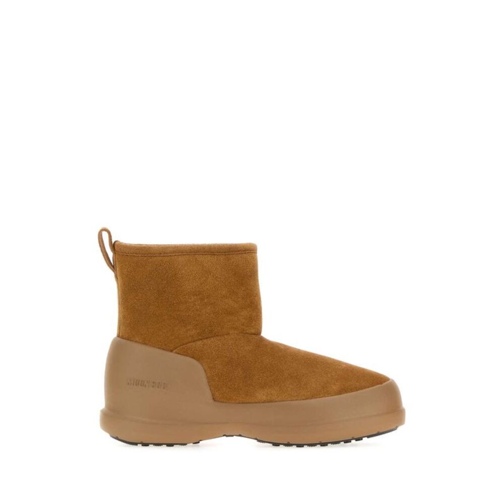 Moon Boot Unisex Camel Suede Mezzaluna Mid Ankle Boots